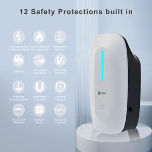 Station de recharge murale pour véhicules électriques 7kW 11kW 22kW en gros, <span class=keywords><strong>pas</strong></span> chère, Type 2 Type 1 GBT NACS, modèles basiques et intelligents en option - Product Image 2