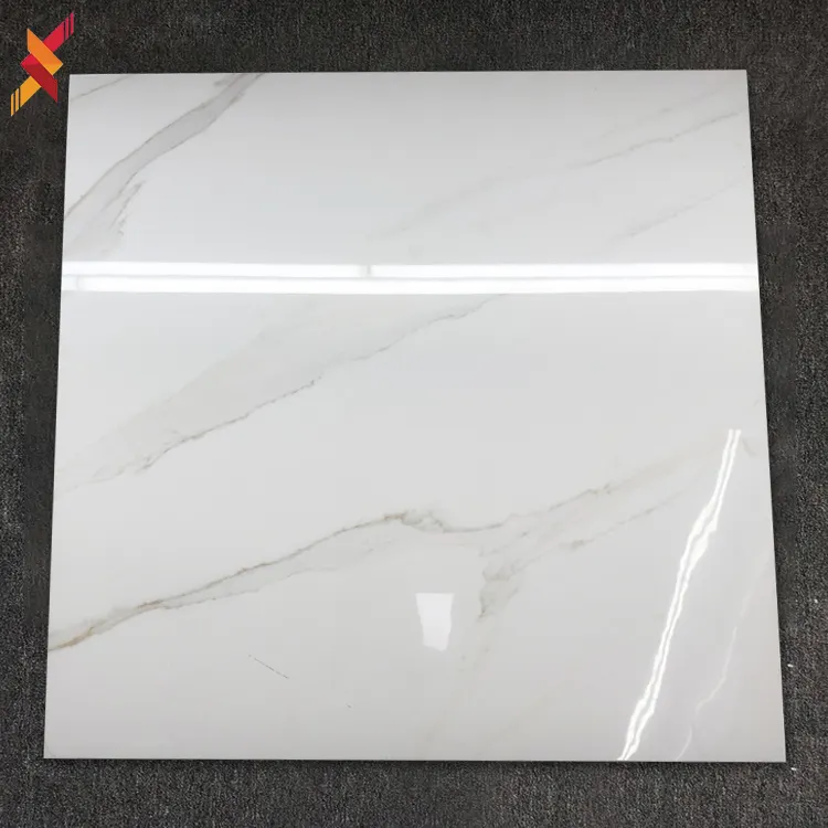 800X800Mm Bán Hot Trắng Carrara Carrelage Marble Nhìn Đánh Bóng Sứ Gạch Lát Sàn Gốm