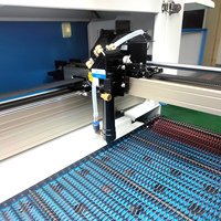 Machine de découpe laser CO2 pour tissu, cuir, 1814, alimentation automatique, CNC, double pont, alimentation automatique asynchrone