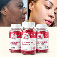 Gummies de beauté premium avec glutathion 3000 mg et collagène - Peau sans rides, peau claire et ongles sains