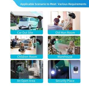 Outdoor Wireless Motion Sensor <strong>Doorbell</strong> with 110V-240V Detection Alarm Battery and Plug Power Source Options - Product Image 6