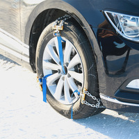 X-Racing Chaîne de pneu universelle en acier allié Double accessoires de voiture antidérapants d'urgence pour accessoire extérieur de véhicule tout-terrain