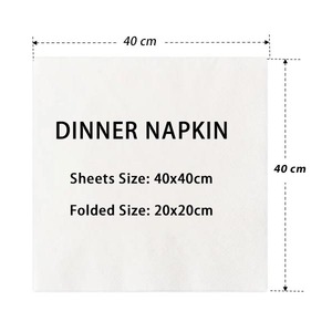 DN4-4040(P) 4 lần dùng một lần in bữa ăn tối khăn ăn trong túi phong cách - Product Image 2