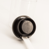Bouteille d'eau en plastique Tritan de 550 ml avec bouchon à vis, bouteille d'eau de sport PCTG à large ouverture, bouteille de boisson de motivation OEM