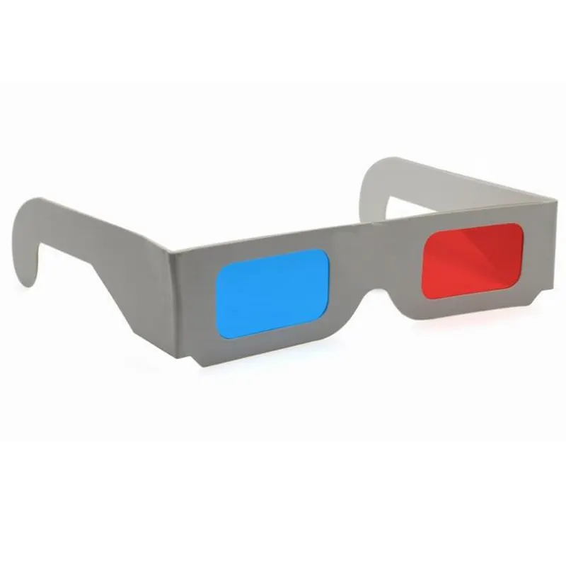 Cheaper Paper 3D Glasses 3d virtual video View Anaglyph Red Cyan Red/Green 3d Glass