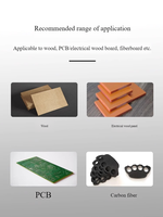 3.175 fraise de maïs en acier au tungstène Pcb Cnc Machine de gravure couteau Circuit imprimé fraise rugueuse