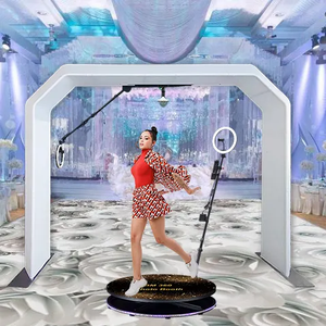 2026 a Última Moda: Cabine de Fotos 360 com Tela Verde e Cenário de Céu para Fotos Aéreas 360 - Product Image 5