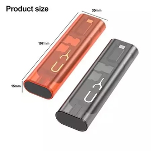 Caja de Almacenamiento de Carga Rápida 7 en 1 D05, Kit de Adaptador de Cable de Carga Rápida PD de 60W, Ranura para Tarjeta Nano SIM y TF, Herramienta de Extracción de Tarjetas, Plástico de Viaje - Product Image 5