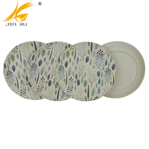 Assiette de <span class=keywords><strong>mélamine</strong></span> en fibre de <span class=keywords><strong>bambou</strong></span>, <span class=keywords><strong>vaisselle</strong></span> de qualité supérieure, vente en gros - Product Image 4