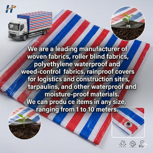 Bâche anti-herbe OPPE largeur extra-large à prix d'usine, film transparent laminé, imperméable et anti-UV <span class=keywords><strong>pour</strong></span> couverture de serre et de chantier - Product Image 1