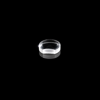 Lentille optique à bord coupé sur mesure, lentille en verre polie pour les systèmes d'imagerie et d'instruments optiques