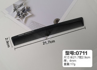 Peigne à queue de rat personnalisé avec queue pointue et peigne commun antistatique à dents fines pour usage domestique manche en plastique vente en gros