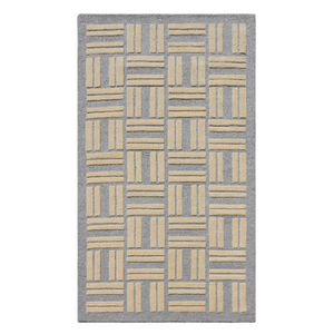 Alfombra de Baño de Lana de Lujo, Rectangular, Gris Beige, Hecha a Mano, Suave, para Decoración del Hogar - Product Image 3