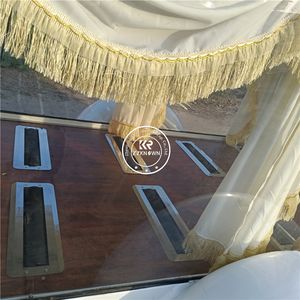 รถม้าแบบดั้งเดิมดีไซน์ทันสมัย รถบรรทุกศพโบราณ รถพ่วงงานศพแบบวินเทจ รถพ่วงบรรทุกศพ โครงเหล็ก Q235B แบบกำหนดเองได้ - Product Image 6