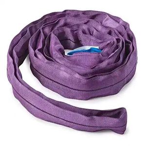 <span class=keywords><strong>Élingue</strong></span> de levage <span class=keywords><strong>ronde</strong></span> molle résistante de <span class=keywords><strong>textile</strong></span>/<span class=keywords><strong>élingue</strong></span> de sangle avec le facteur de sécurité 6:1 7:1 - Product Image 3