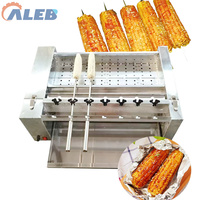 Machine à rôtir le maïs multifonctionnelle automatique, four rotatif à gaz pour la cuisson du maïs, taille compacte, facile à utiliser pour les snack-bars