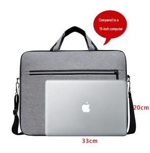 15 Inch Waterproof Canvas <b>Laptop</b> Bag Business Briefcase Lightweight Durable Large Travel Unisex Custom Logo Zipper <b>Laptop</b> Bag - Product Image 4