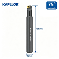 Porte-outil de perçage à vis à diamètre variable S12M-SCKCR06-A16 pour trous intérieurs de 75 degrés, à têtes carrées grandes et petites