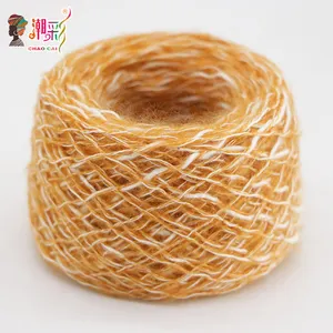 Customized Yarn Color Bamboo Slub Mohair Yarn 1/8NM Count 43% cotton 42% acrylic 13% polyester 2% spandex Fancy Blended Yarn