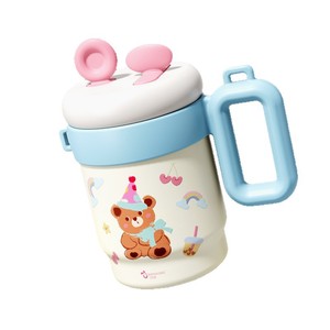 316 Stainless Steel <b>Thermos</b> Cup Double Wall Vacuum Insulated Travel Water <b>Bottle</b> With Cute Handle First Class Quality - Product Image 5
