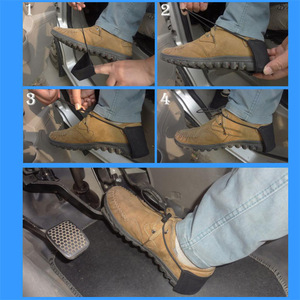 Protector de talón para zapatos de conducir, tela Oxford, antifricción, para hombres, uso en coche - Product Image 3