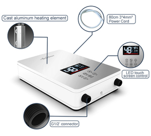 Calentador de Agua Instantáneo sin Tanque de 6000W 220V 50/60Hz con Múltiples Puntos de Calentamiento para Mayor Seguridad - Product Image 2