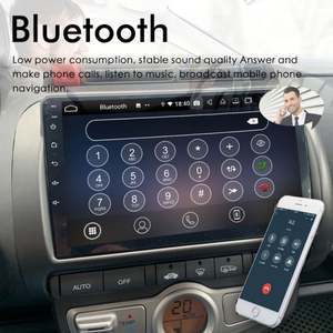 Autoradio 2Din Android 13 avec 128 Go de ROM pour Honda Jazz City 2004-2007, navigation GPS, écran tactile, lecteur multimédia vidéo pour voiture - Product Image 3