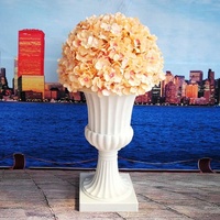 Colonne romaine blanche, urne grecque, pot de fleurs, décorations de mariage, décorations en PVC pour la maison, le jardin, le porche avant, la porte