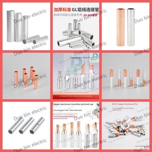 DL DTL DT Cooper nhôm/đồng Cáp thiết bị đầu cuối hệ thống dây điện Lug loại vòng nén kết nối cao áp dây DTF-10 axit rửa sạch - Product Image 4