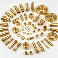 Kit de pièces usinées CNC en acier inoxydable et laiton OEM, jeu d'accessoires de précision pour fraisage et tournage 5 axes, tolérance 0,01 mm, pour la plomberie industrielle