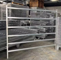 Panneaux en acier galvanisé écologiques, résistants à la rouille, anti-rongeurs, imperméables, faciles à assembler, clôture pour bétail, chevaux, moutons, ferme