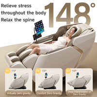 Fauteuil de massage zéro gravité Bluetooth intelligent avec source musicale, vente en gros d'usine, personnalisable, luxe, entièrement automatique, cabine spatiale électrique