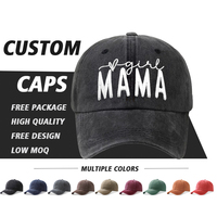 Gorras 100% Algodón con Logotipo Bordado en 3D, Gorra de Béisbol Personalizada Unisex para Adultos de 6 Paneles