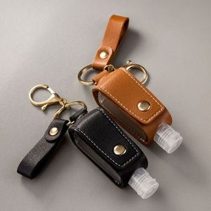 Wholesale <b>Mini</b> Portable 30Ml Travel Spray <b>Bottle</b> UV Sanitizing Leather Hand Holder Keychain - Product Image 4
