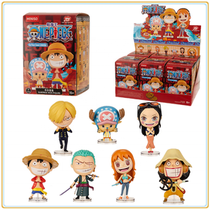 Disponibile Originale <span class=keywords><strong>One</strong></span> Piece Monkey <span class=keywords><strong>D</strong></span>. Luffy Roronoa Zoro Nami Sanji Blind Box Modellini di Personaggi Anime da Collezione Giocattoli Regalo - Product Image 1