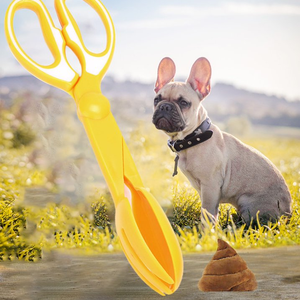 Portable Étanche Durable Pooper Scooper pour Chiens Chats Long Manche Réutilisable Lavable En Plastique Ciseaux Picker pour Petits Animaux - Product Image 5