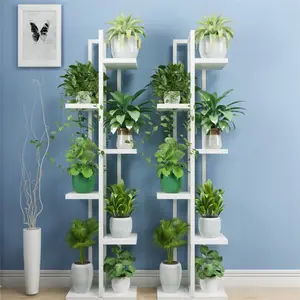 New Green Plant Stand Modern Living Room Wood Flower Stand