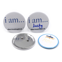 Botones con Logotipo Personalizado, Insignias, Material de la Cubierta Trasera: Hojalata, Botón Desmontable con Pin