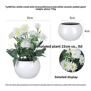 Nhà Sản Xuất Làm Sẵn Nhân Tạo Hoa Bonsai Gốm Nhỏ Máy Tính Để Bàn Đồ Trang Trí Cho Trang Trí Nội Thất Cross-Biên Giới Cây bụi - Product Image 6