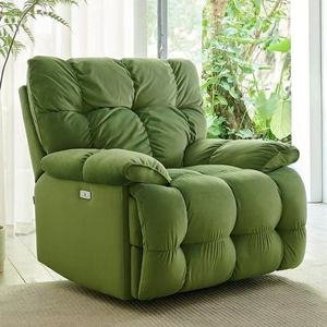 Fauteuil inclinable en peluche multicolores <span class=keywords><strong>EMMA</strong></span> pour salons de manucure et hôtels - Product Image 1