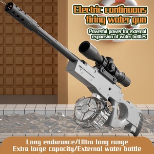 KK NUOVA Pistola ad Acqua Elettrica Automatica <span class=keywords><strong>AWM</strong></span> 70CM, Pistola a Spruzzo Elettrica con Gittata Continua di 7-9 Metri in Plastica ABS - Product Image 6