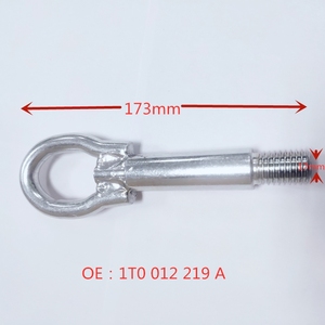 Off-Road Xe Trailer Hook Eye Loại Giả Mạo Hợp Kim Thép Xe Kéo Móc Cho Volkswagen 1T0 012 219 Một - Product Image 2