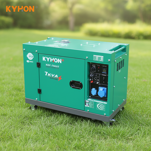 Electric Power Silent Type Air-cooled Diesel Generator Set Industrial Engine ATS Option 50 Hz Remote Control