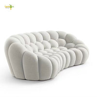 Neue Art Wohnzimmer kreisförmige Möbel moderne gebogene Halbmond form Sofa