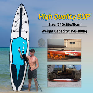 FUNWATER Dropshipping OEM sup Board Tour Gonflable sup Planche De Surf Sports Nautiques Waterplay Surf sup Bord Paddle Board - Product Image 3