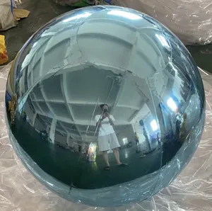 Bola cermin segel panas tiup, bola disko tiup untuk dekorasi pesta dan mal