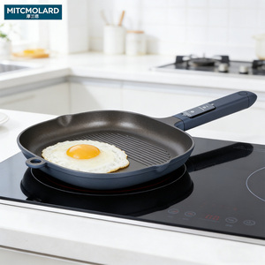 OEM ODM LCD Display with <b>Timer</b> 2026 Trending Grill Pan Custom Logo Ribbed Steak Cooking Pan for Household <b>Kitchen</b> Cookware - Product Image 6