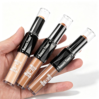 6 Teintes Mat - Stylo Correcteur Double Embout 2-en-1 : Stick Correcteur Solide et Applicateur Liquide - Maquillage Visage Multi-Tons