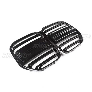 Calandre de pare-chocs avant noire brillante pour BMW Série 4 G22 G23 2021-2023, uniquement 2 portes, style 430i GT, calandres de remplacement, accessoires de style automobile - Product Image 3
