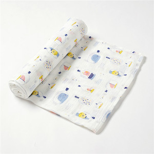 Coperte Swaddle in Mussola per Neonati 120x120cm, Coperta per Bambini in Cotone e Bambù - Product Image 2